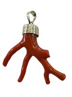 Pendant Mandile 1922 Woman Coralli in Silver Corallo 2MCIC40